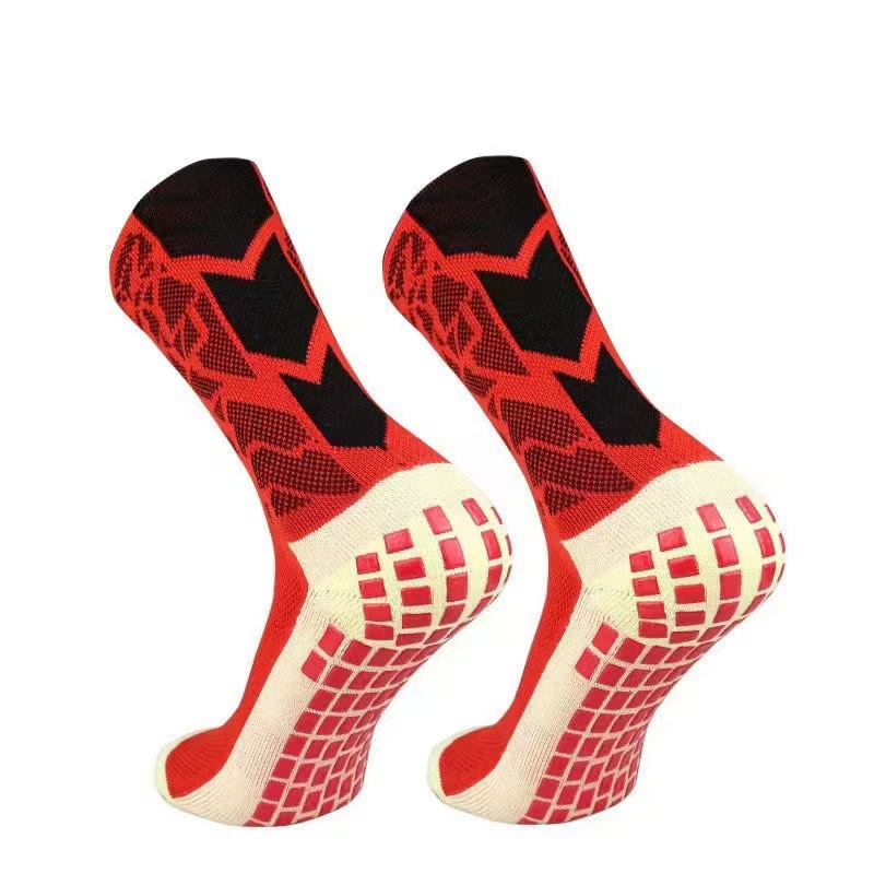 Mid-Tube Camouflage Football Socks Thickened Towel Bottom Sweat-Absorbent and Deodorant Glue Anti-Slip Football Socks Sports Socks Antibacterial and Deodorant