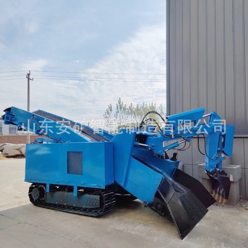 Underground Slag Removal with a Backhoe Loader, Available in Electric or Diesel Options, Crawler Slag Removal Machine Work Video