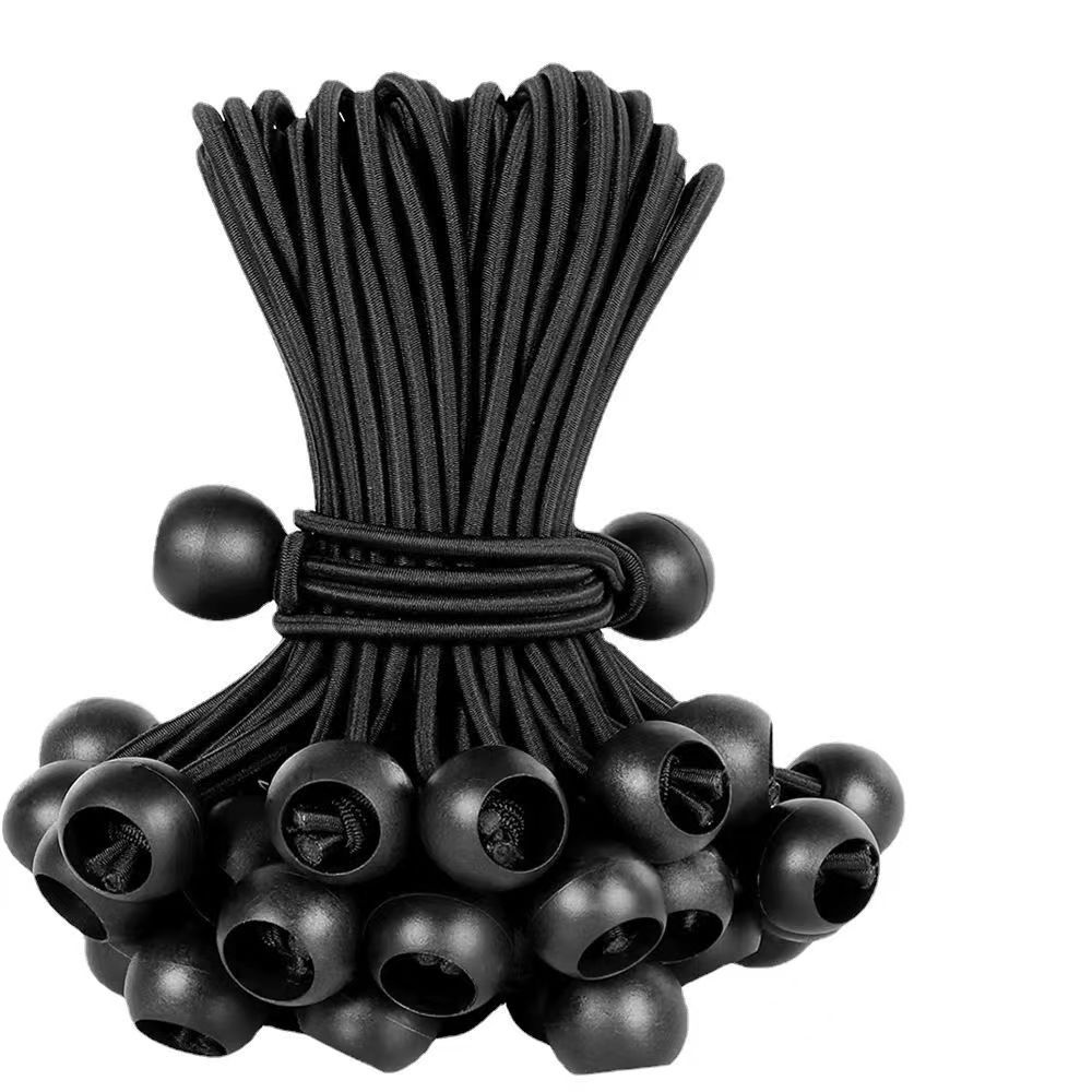 Эластичная веревка для хранения, пластиковые мячики, эластичная веревка для кемпинга, банджи, хранение