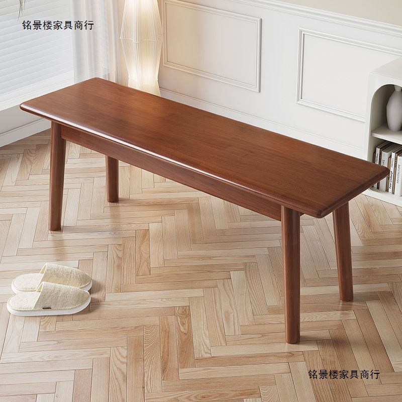 All Solid Wood Bedside Stool, Living Room Dining Table Stool, Home Tea Table, Large Bench, Bedside Bench, Wooden Bench, Shoe Changing Stool