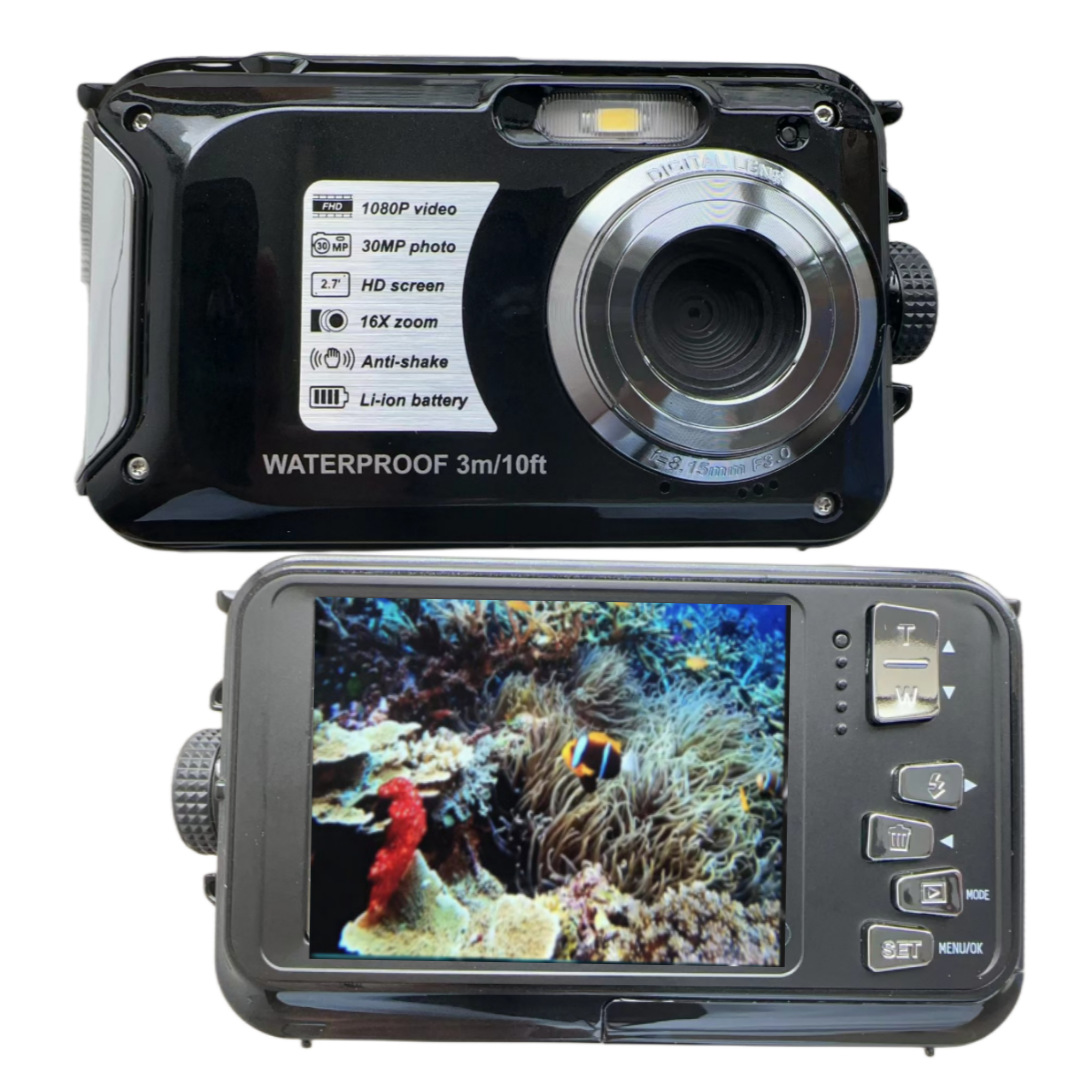 Cross-border e-commerce English version 30 million pixel waterproof HD digital camera underwater camera 1080p WP05