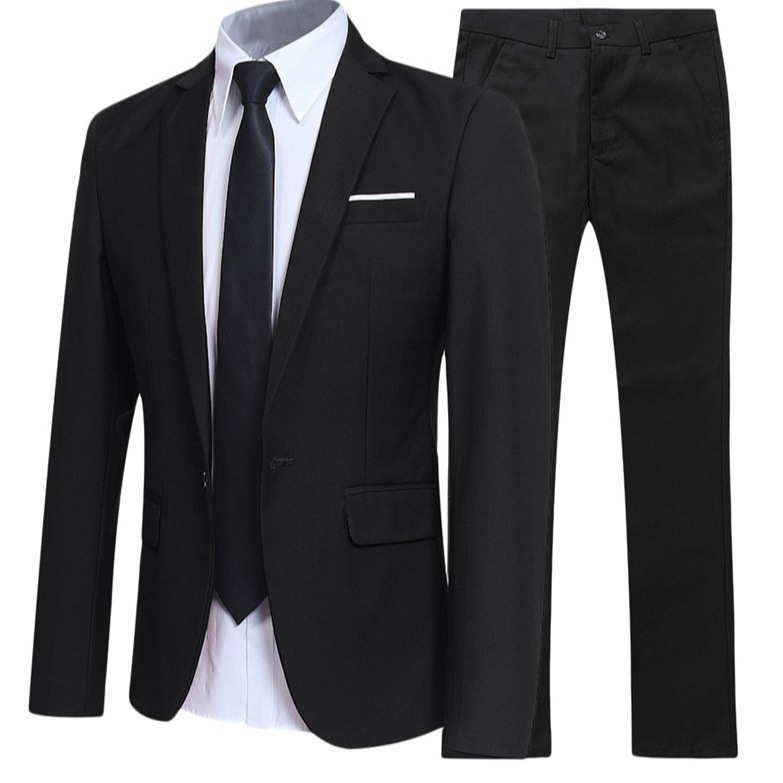 Professional Suits for Men and Women, Two-Piece Suits, Men's Business Suits, Jackets, Pants, Slim Formal Wear