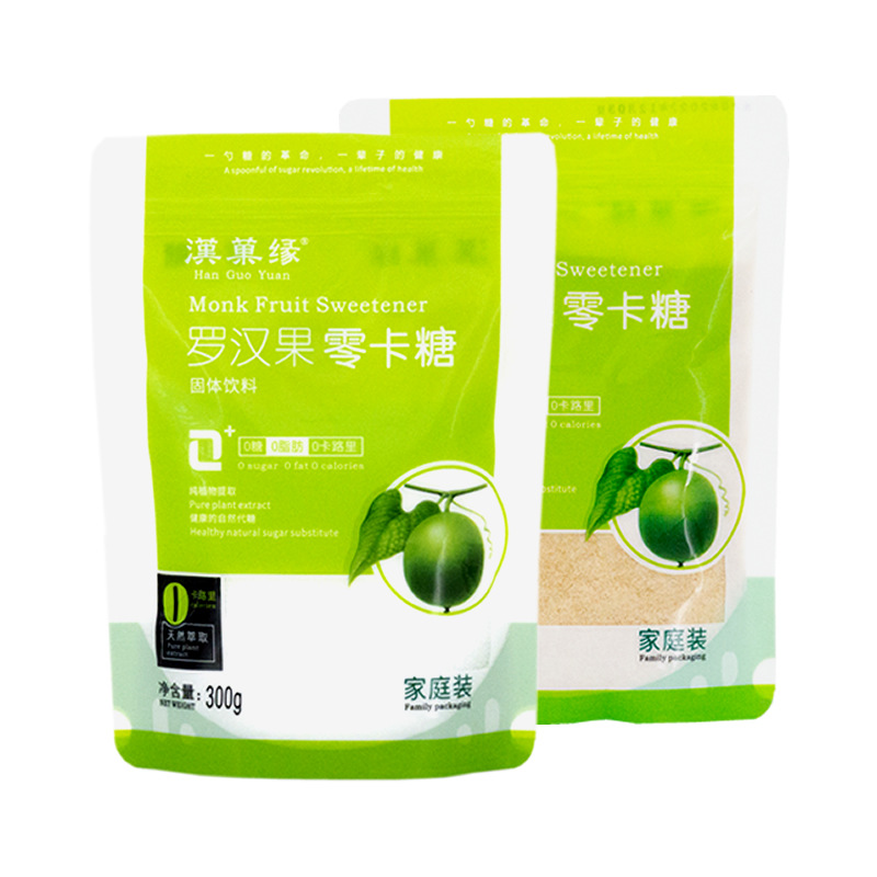 Luo Han Guo Zero Calorie Sugar Guangxi Erythritol Food Grade Sugar Substitute 0 Calorie Coffee Mate 300g Natural
