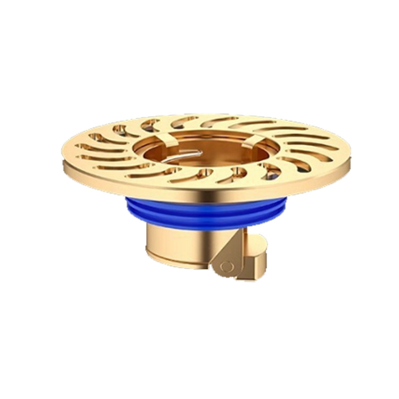 Floor drain core toilet floor drain anti-return odor artifact insect-proof closed cover toilet sewer full copper deodorant inner core