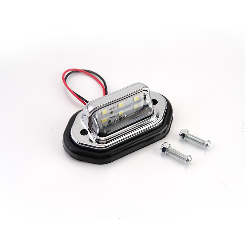 LED license plate light, ground light, signal light, car license plate, universal light, wide pressure light, in stock 12V/24V