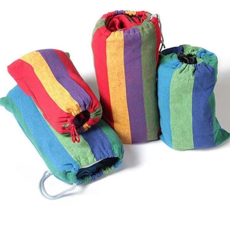 Canvas Hammock Outdoor Thickened Canvas Anti-rollover Sleeping Swing Outdoor Adult Tree Hanging Outdoor Camping Spot Batch