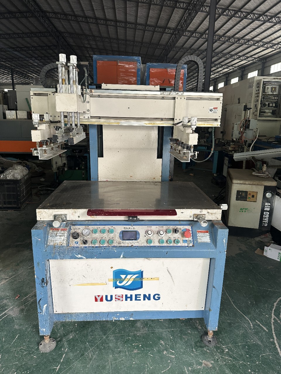 Selling used 6090 screen printing machine printing machine semi-automatic screen printing machine