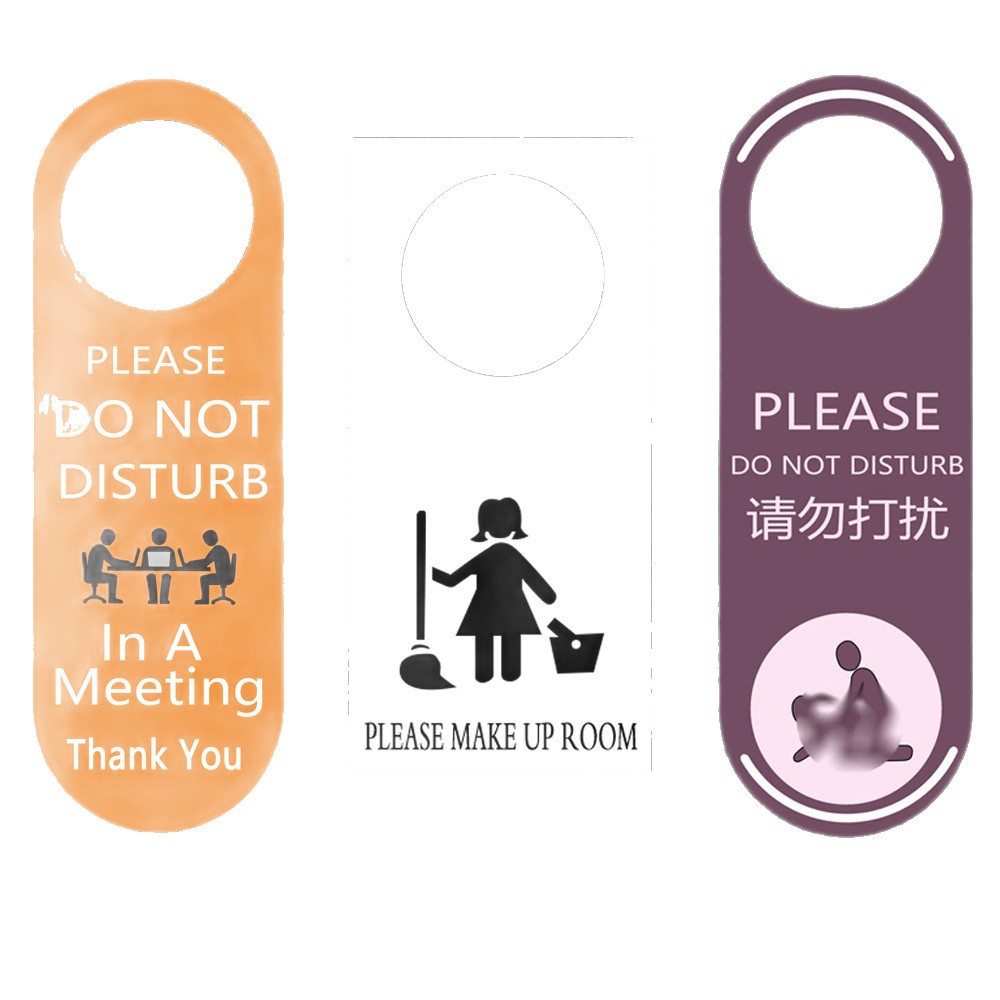 Conference Room, Hotel Room Sign, Door Handle Tag, Do Not Disturb Sign, Welcome Sign