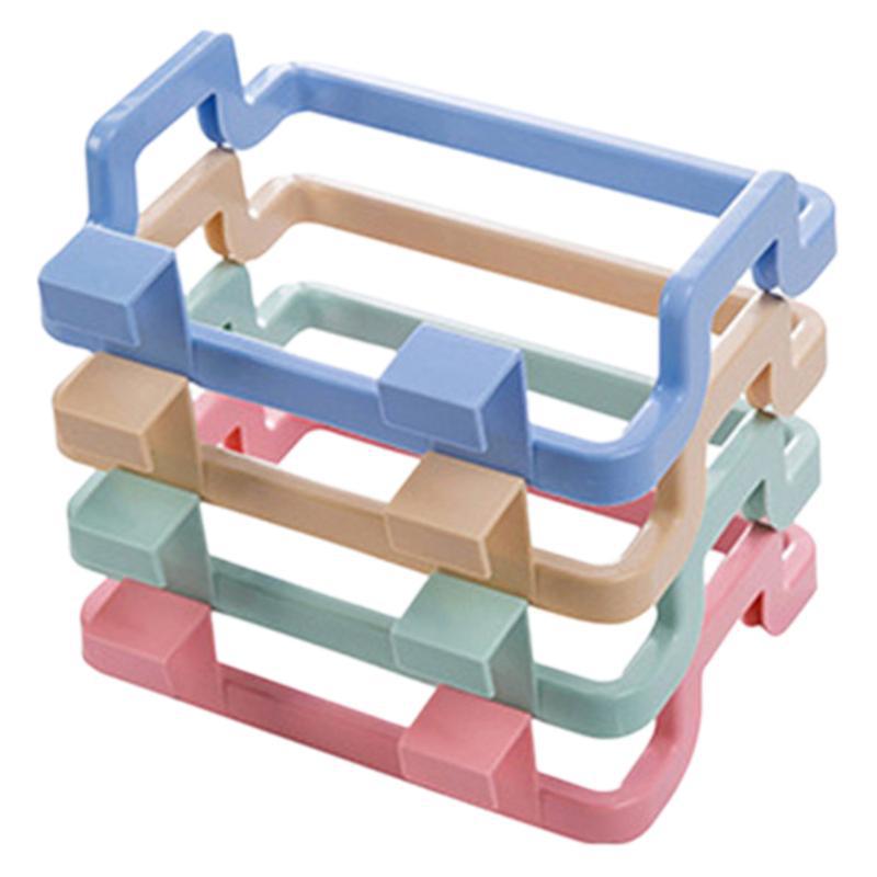 Kitchen Hangable Cabinet Door Garbage Rack Door Back Garbage Bag Storage Rack Plastic Bag Shelf Garbage Bin Bracket