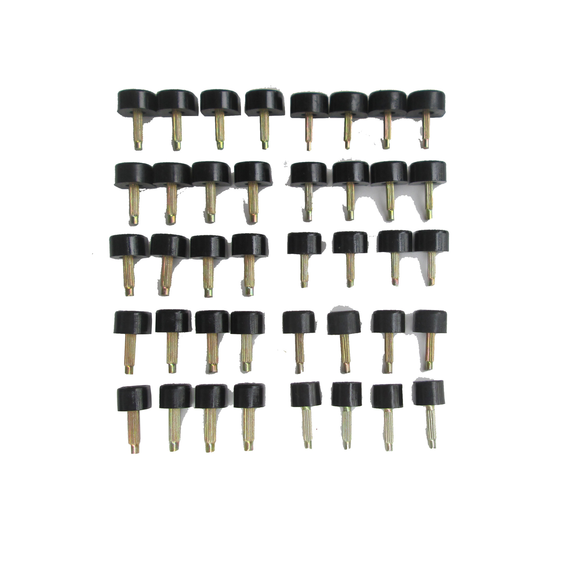 High Heels with Thick Core and Thin Core Black Apricot Transparent Shoe Repair Use Heel Spikes Heel Sky Leather Matte