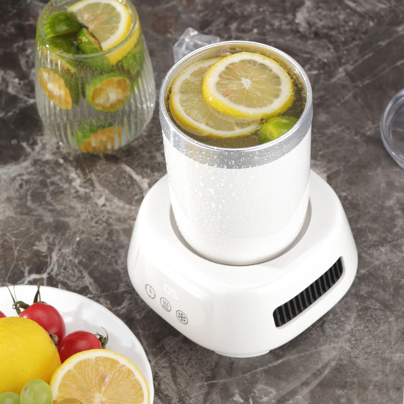 Мини электрическая портативная кружка для охлаждения, 100-240В, офисная, с подогревом, быстрая охладительная подставка