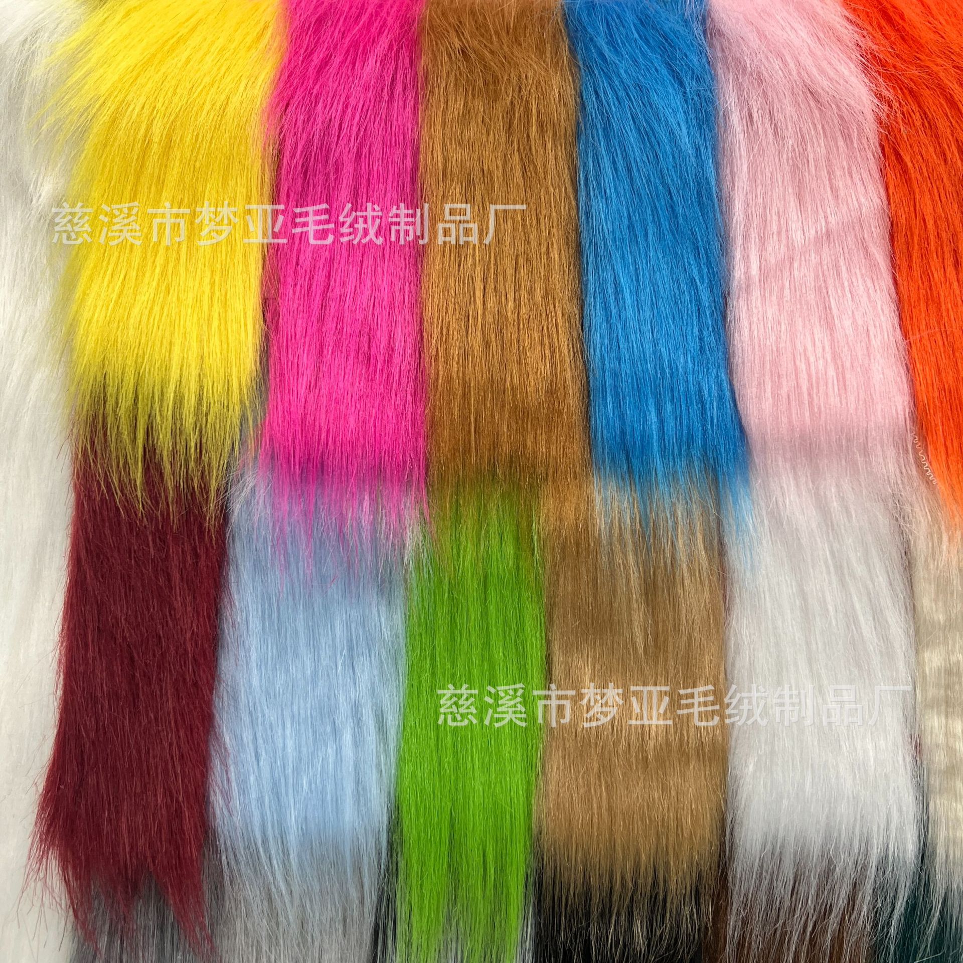 Spot Fur Colorfulful Fox Fur Plush 7cm Wholesale Toy Decorative Cloth Accessories Fursuit Crafts Fur Collar