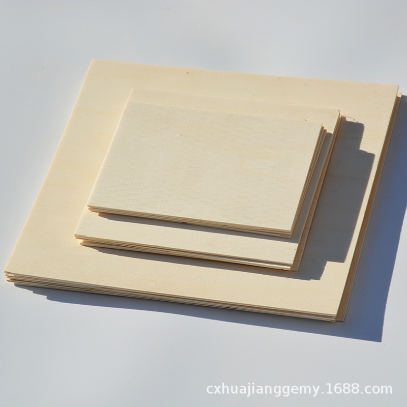 Basswood Laminate Thin Wood Chips DIY Handmade Building Model Materials Thin Wooden Boards Pyrography Wood Chips Small Wood Chips Wholesale