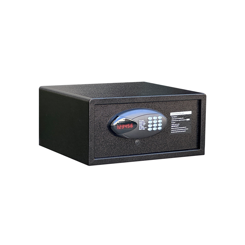 Hotel Safe Small Electronic Password All-Steel Anti-Theft Cabinet Safe Blue Light Button Home Guest Room Safe