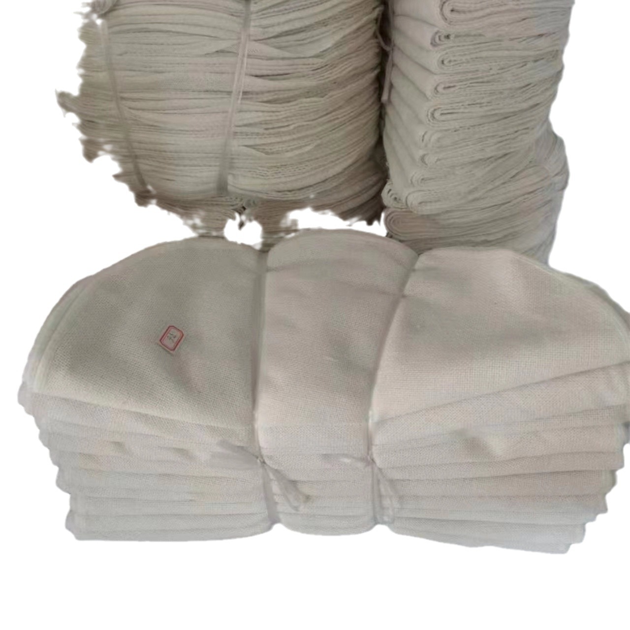 Double-root extra thick pure cotton steamer cloth encrypted round edge steamer cloth non-stick gauze steamer steamer steamer cloth