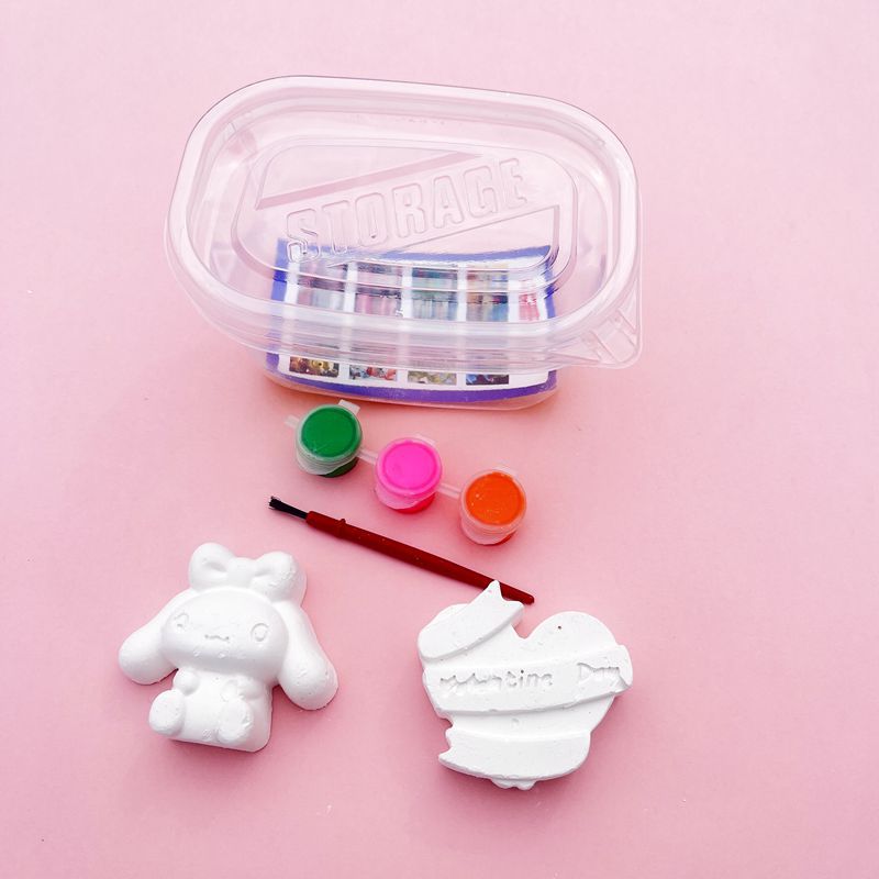 Children's coloring plaster doll White Blank DIY creative graffiti toy Square Park stall handmade toy wholesale