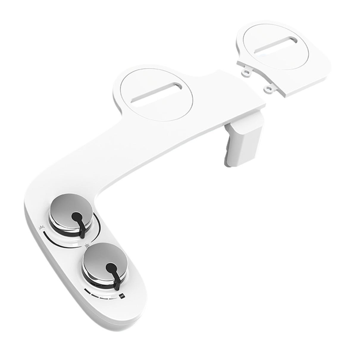 Dual Nozzle Self-Cleaning Cross-Border Bidet Manual Non-Electric Plastic Feminine Wash Device Toilet Flusher Nozzle