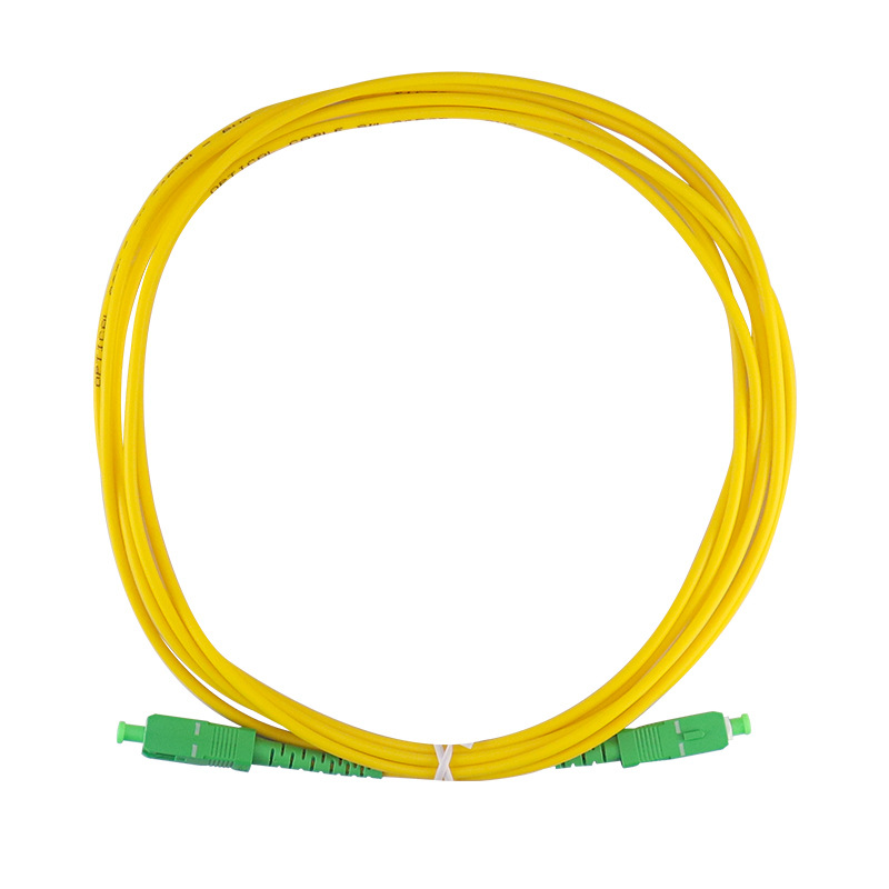 Radio and Television grade SC/APC-SC/APC-SM-3.0mm fiber jumper single mode single core pigtail jumper