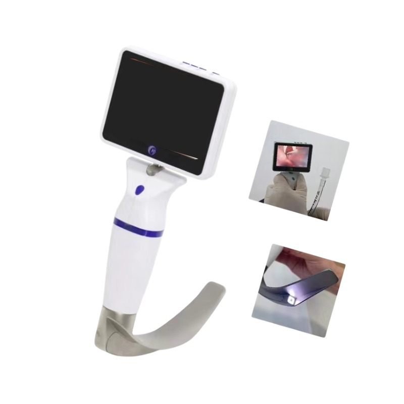 Visibility Visual Fiber Optic Laryngoscope Hospital Anesthesia Video Laryngoscope Portable Tracheal Intubation Instrument-33