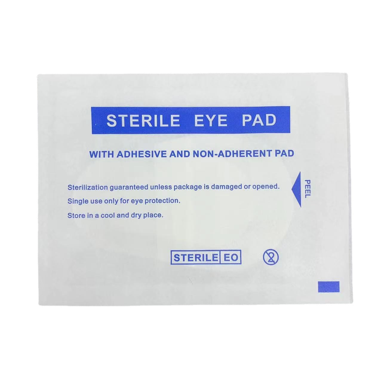 Hot sale cross-border export disposable non-woven eye patch eye pad shading eye mask 6 * 8cm first aid bag accessories