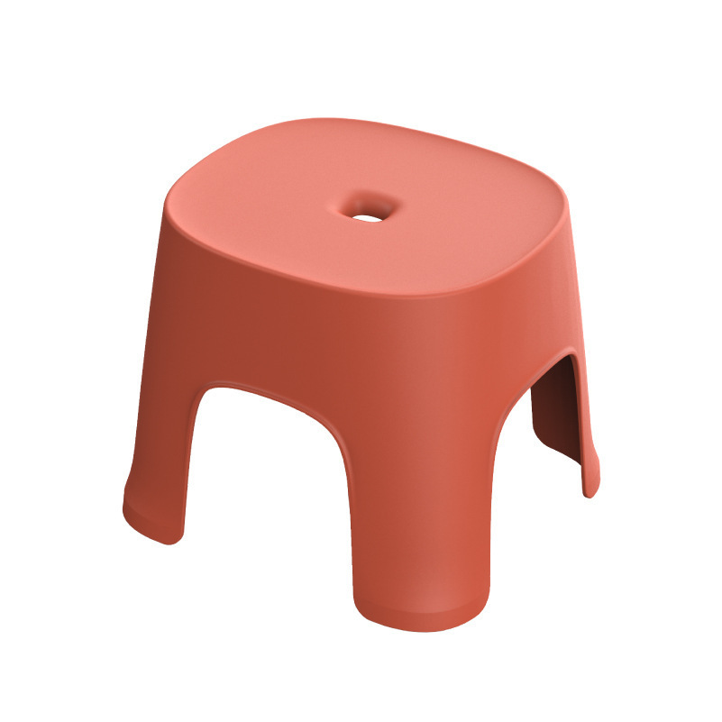 Thickened row stool children's home bathroom stool adult non-slip foot-stepping plastic stool bath low stool hallway shoe changing stool