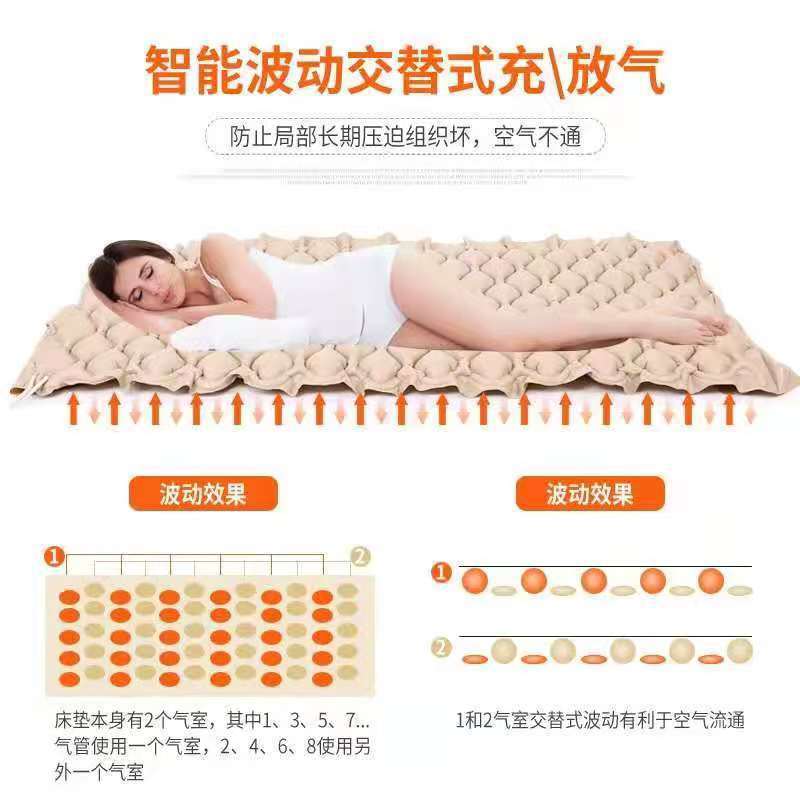 Anti-Decubitus Air Mattress Air Cushion Fluctuating Cycle Sleep Inflatable Mattress Bedridden Elderly Single Spherical Care Mattress