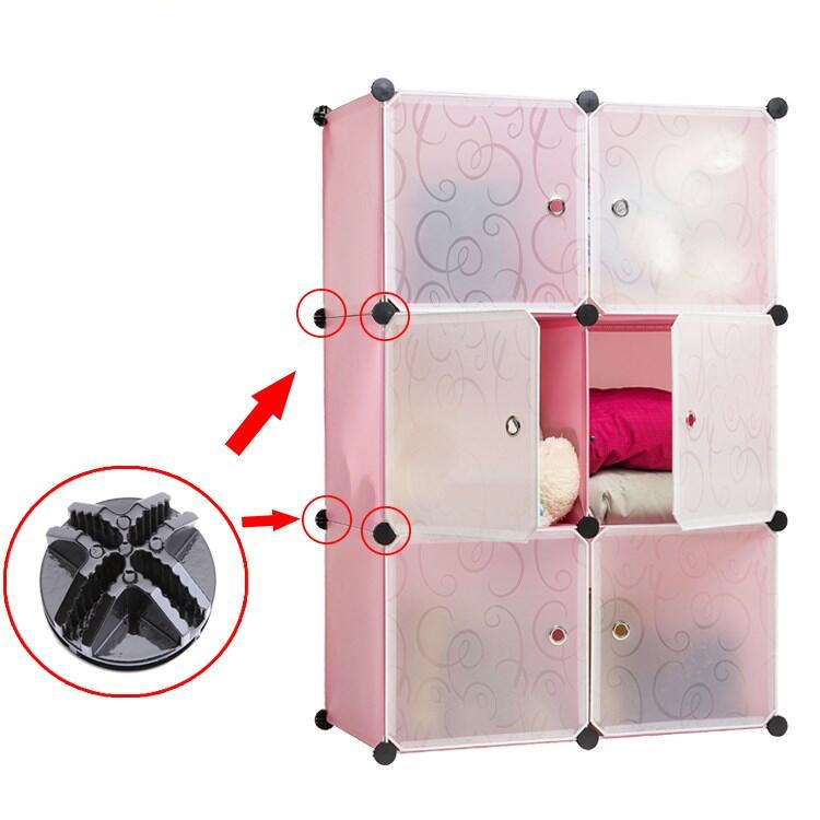 Plastic wardrobe buckle simple resin assembly shoe cabinet clip magic piece storage cabinet cross fixed buckle universal accessories