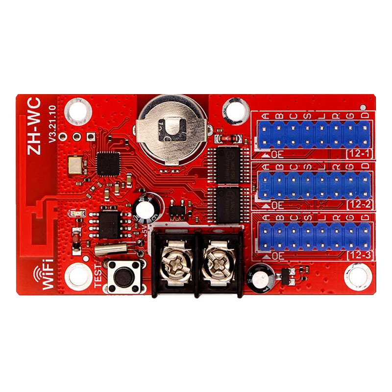 ZHonghang ZH-WC Single and Double Color LED Display Control Card wifi Mobile Phone Digital Billboard Rolling Word Motherboard