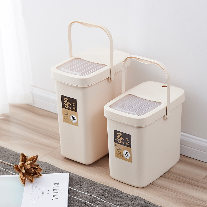 Пластиковое ведро для чайных отходов ведро для чая офисное ведро для чая с крышкой фильтр дренажное ведро санитарное ведро
