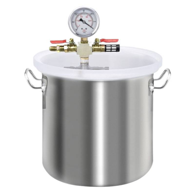 Vacuum Defoaming Bucket Test Tool Defoaming Bucket Vacuum Pump Air Extraction Glue Defoaming Vacuum Silicone Diversion Negative Pressure