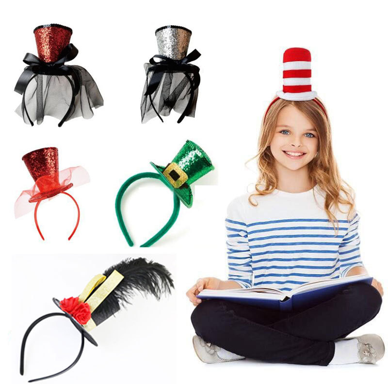 2025 carnival decoration sequins hat headband holiday party cosplay headband headband children adult cross border