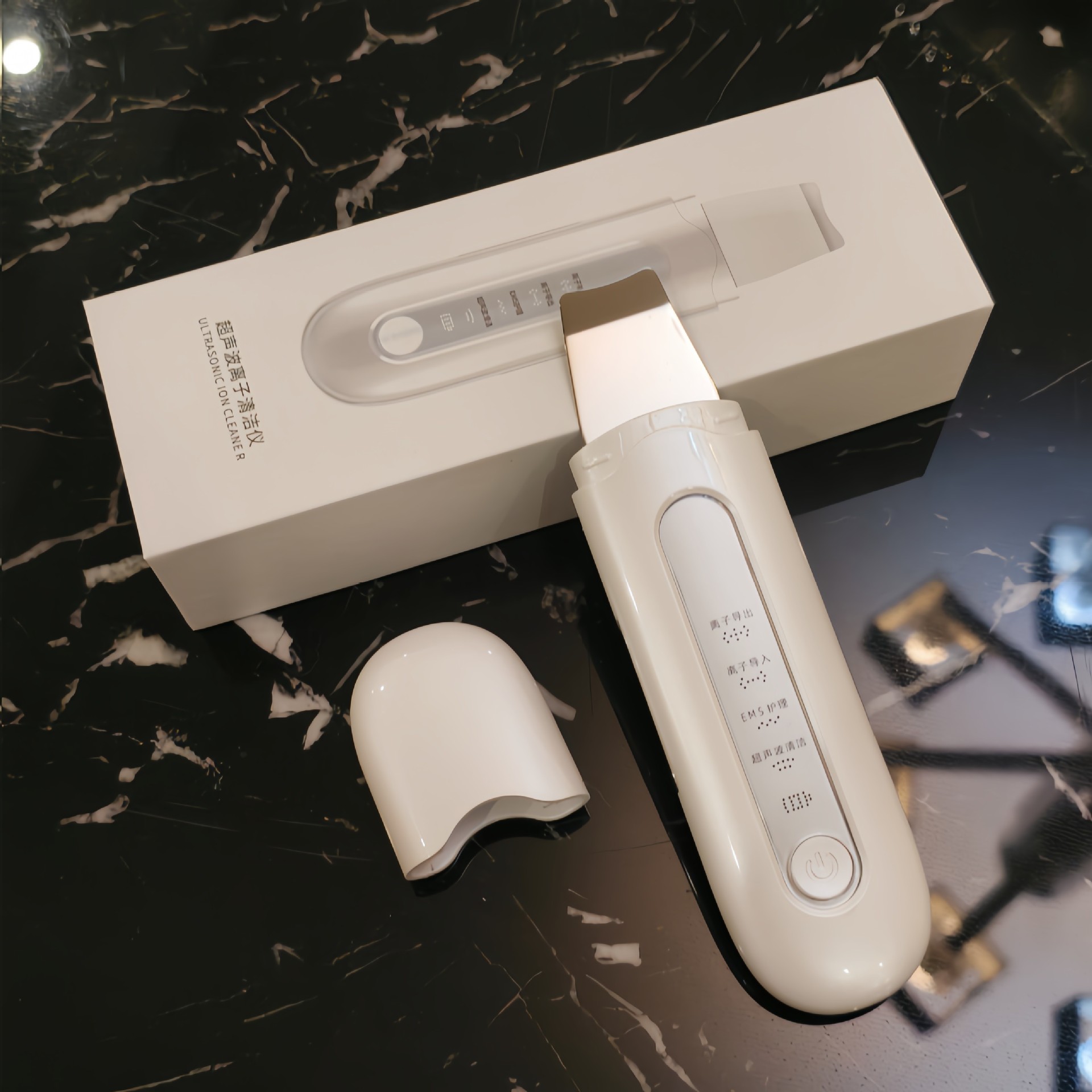 Ultrasonic Blackhead Removal Beauty Instrument, Acne Removal, Blackhead Scraping Machine, Facial Pore Cleaning Introduction Instrument, Cross-Border