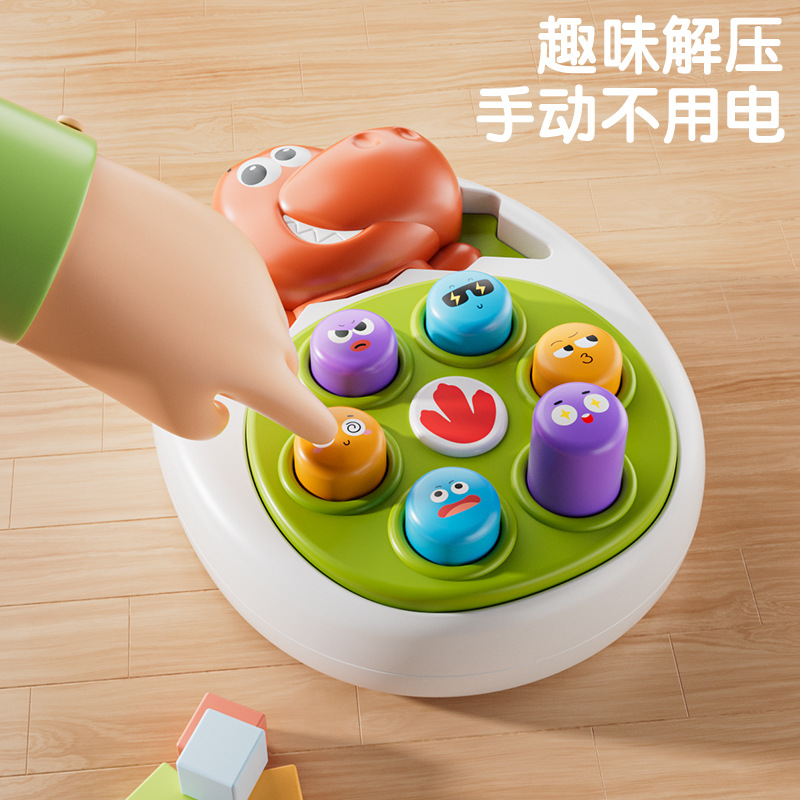 Whack-A-Mole Toy Children's Educational Toy Cartoon Knocking Early Practice Parent-Child Interactive Training Battle Decompression Toy