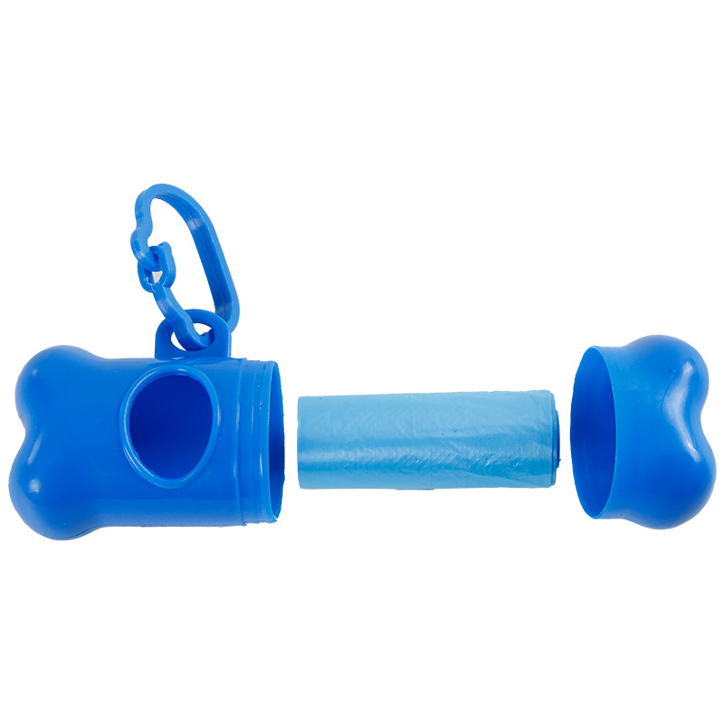 Pet supplies wholesale biodegradable Bone pet dog garbage bag dispenser toilet bag pet garbage bag