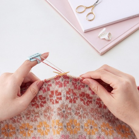 Направляющая проволока для вязанья, пластиковый напальчник, инструмент для вязанья свитеров