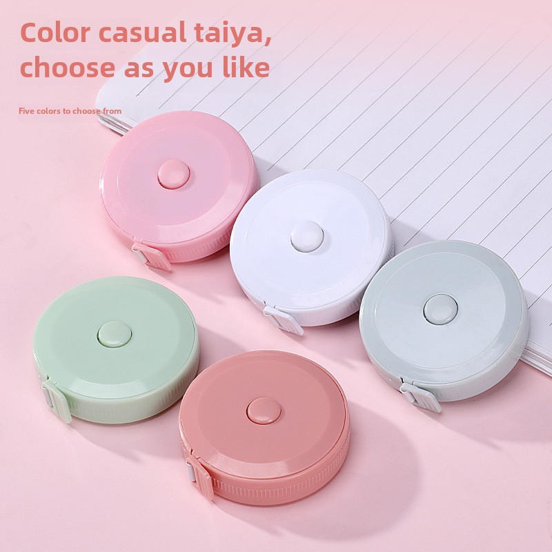 Cute small tape measure simple portable soft tape measure three-circumference chest circumference hip circumference waist circumference clothing measure height ruler