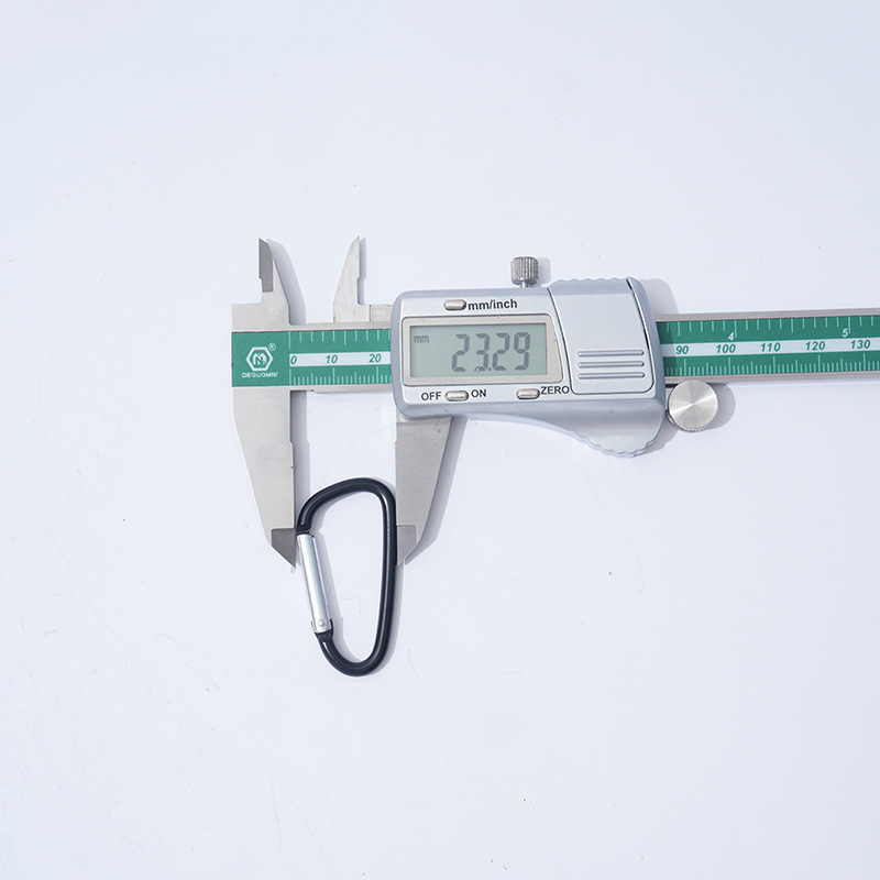 No. 5 D-shaped Outdoor Aluminum Alloy Quick-release Buckle Carabiner Hook Luggage Outer Travel Small Accessories Manufacturer