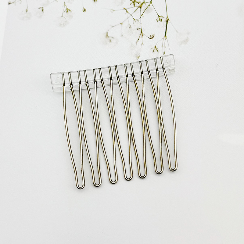 Korean Style Bride 7-Tooth 10-Tooth Stainless Steel Hair Accessories Hair Comb Insert Comb Hair Insert Bangs Comb Hair Accessories Wholesale