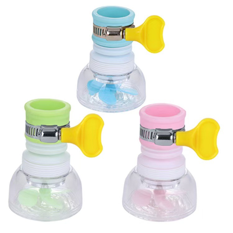Household Kitchen Faucet Splash-Proof Head Rotatable Faucet Shower Water Saver Nozzle Extension Extender Filter