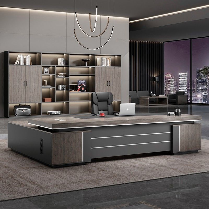 Стол для начальника, офисный стол и стул, простая современная комбинация, стол президента, супервайзера, исполнительный стол, мебель для офиса