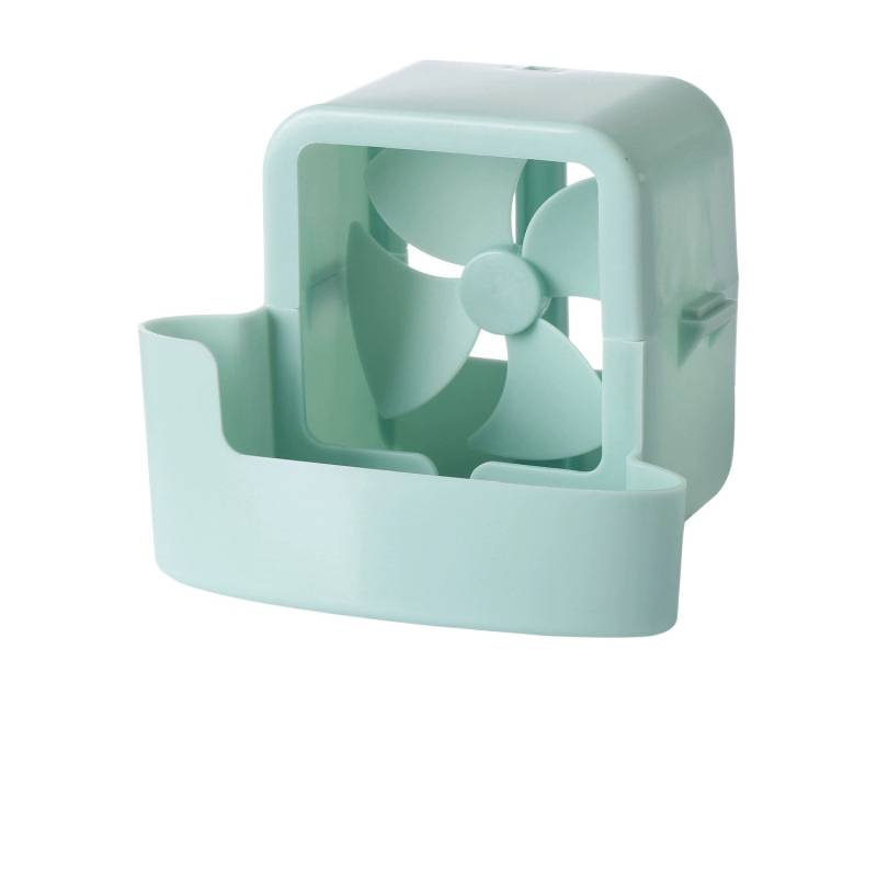 Cross-Border Electric Fan Refrigeration Household Floor Fan Desktop Fan Snap-On Ice Cube Summer Cooling Artifact