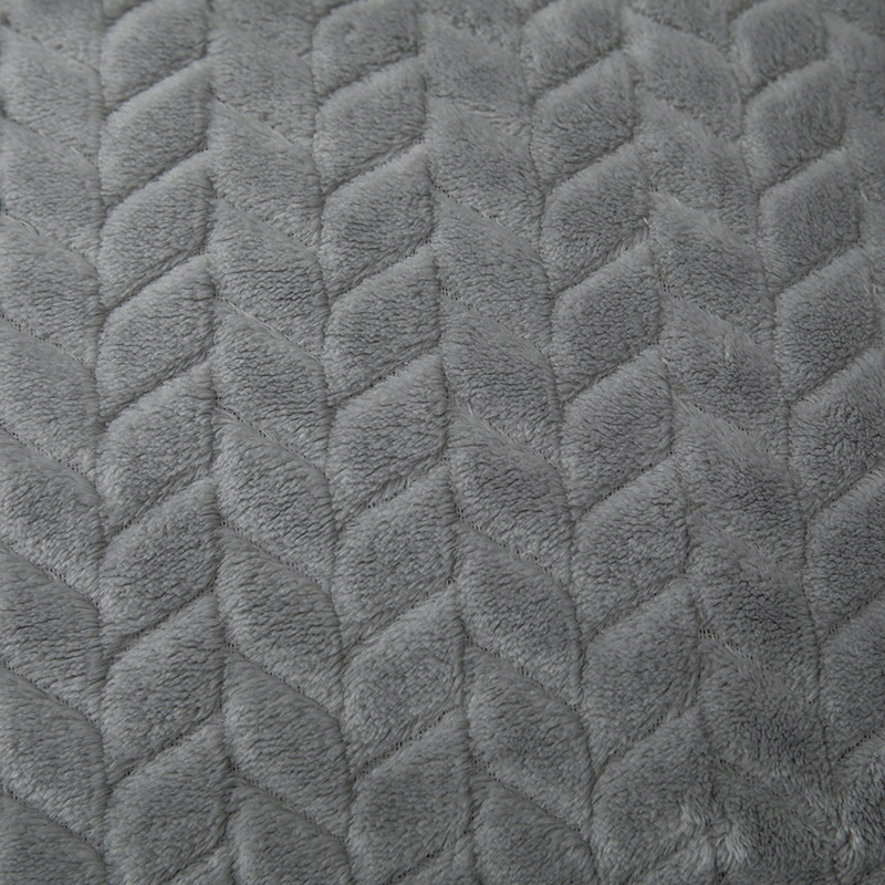 Blanket Flannel Blanket Single Jacquard Cover Blanket Cross-Border Blanket Office Lunch Break Air Conditioning Coral Velvet Nap Blanket