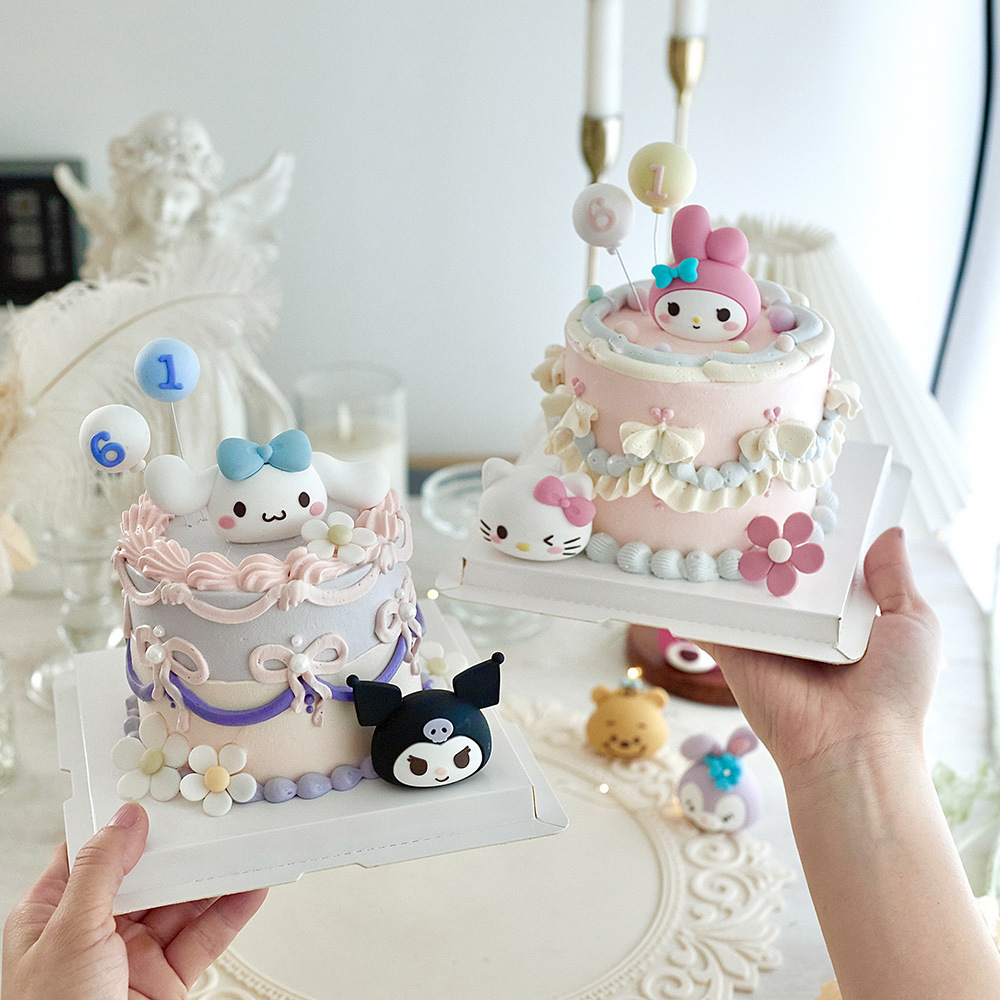 Украшения для торта на день детей, кремовые украшения, популярные мультяшные украшения для выпечки, для мальчиков и девочек 61