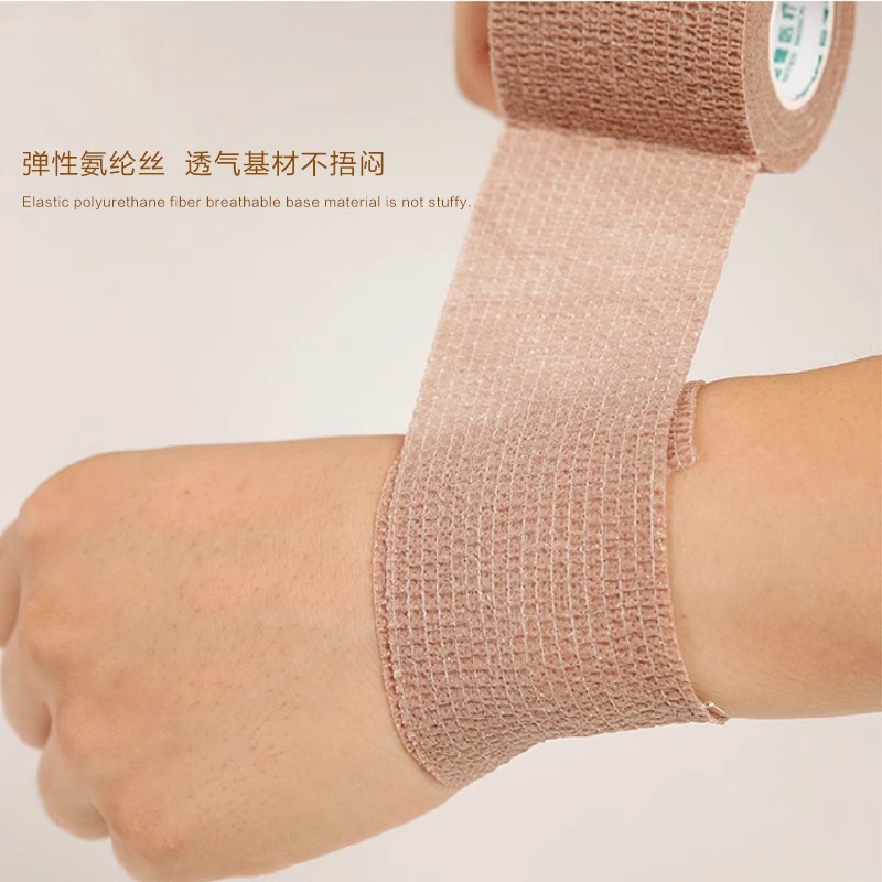 Robust medical elastic self-adhesive