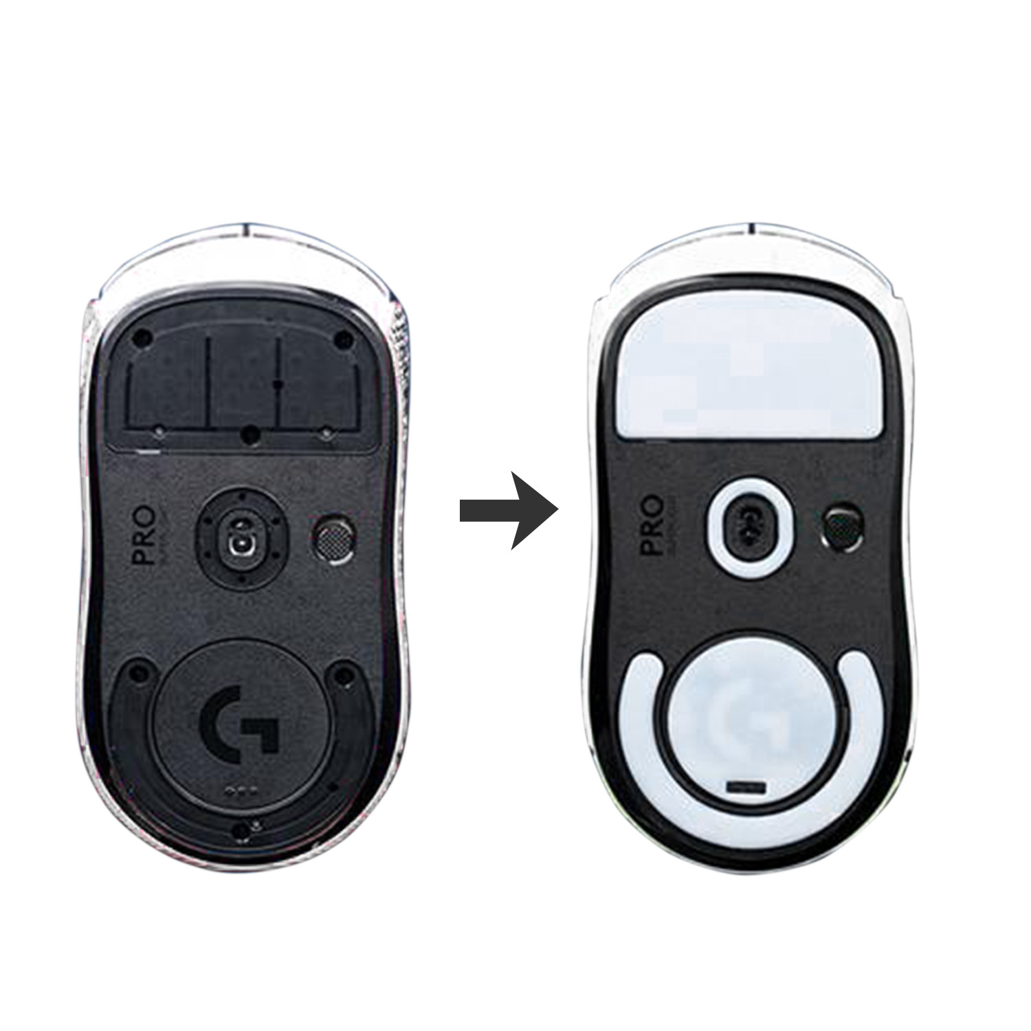 Mouse Foot Paste Mouse Foot Pad Universal Small Dot Logitech gpw Generation Anti-Collapse Teflon Slide-assisted Replacement