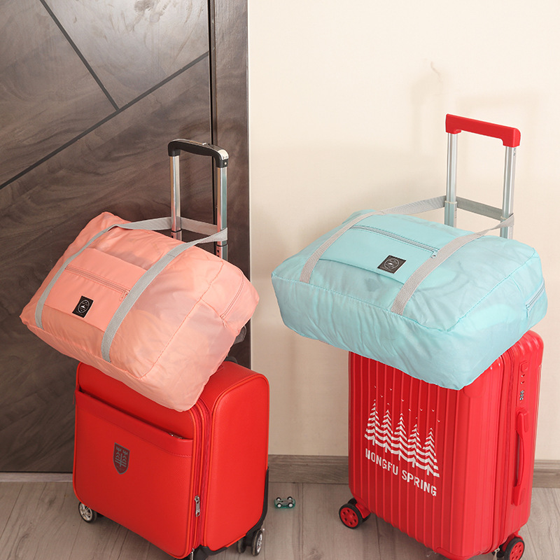 Portable Luggage Storage Bag, Foldable Clothes Storage Bag, Shopping Bag, Airplane Bag, Large Capacity Travel Bag, Maternity Bag