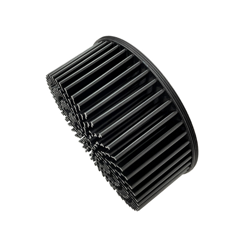 Diameter 140 high 70 super power round cold forged radiator aluminum profile LED lighting 60W cold section heat sink
