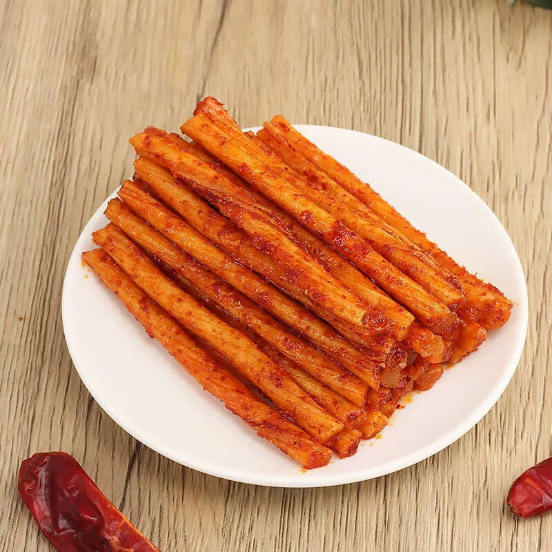 [Lightning Warehouse Specially Supply] Jinfeng Doctor Beef Tendon Spicy Strips Post-8090S Nostalgic Snacks 20G/Pack Gluten