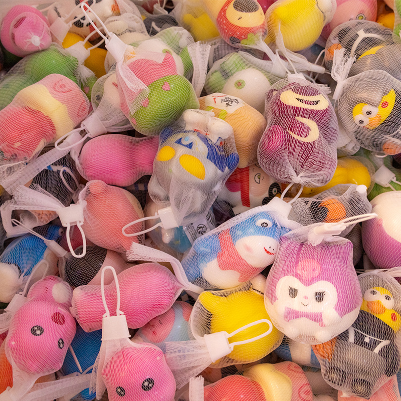 Mesh bag decompression pinch music slow rebound doll student stall gift decompression artifact factory wholesale children's toys