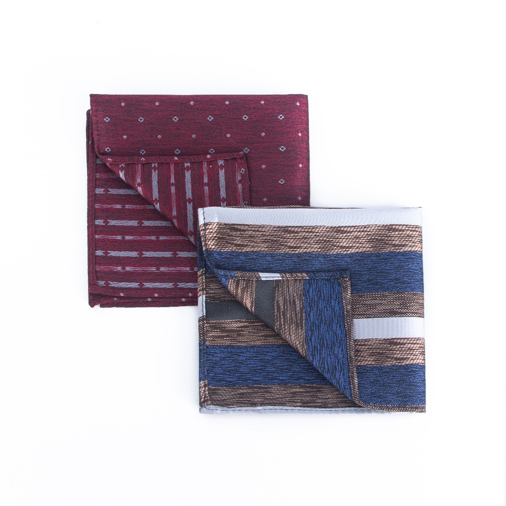 Solid Color Formal Suit Flap Pocket Pants Square Men's Square Scarf Wedding Chest Scarf Dress Handkerchief Black Red Blue Green Spot Wholesale